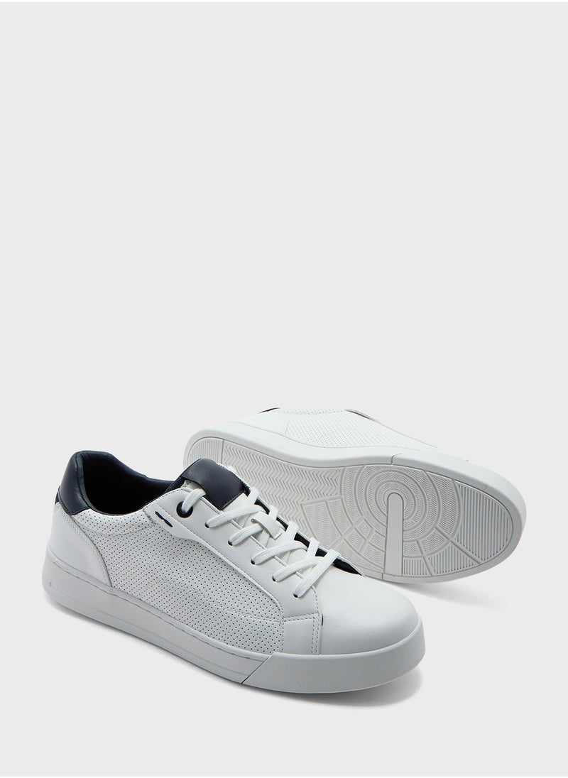 Seventy Five - Essential Perforation Detail Sneakers - Image 1