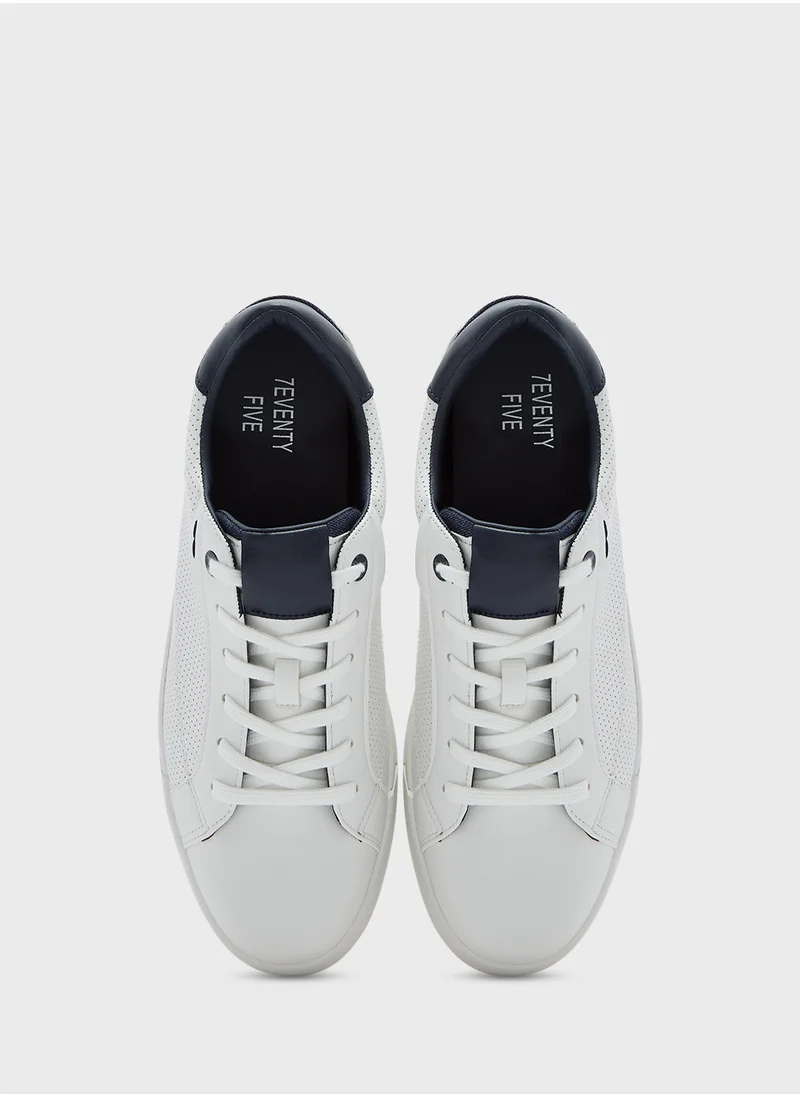سفنتي فايف Essential Perforation Detail Sneakers