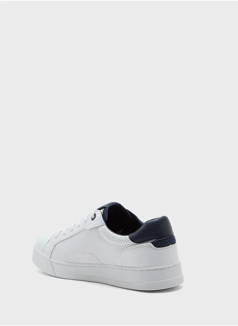 Seventy Five Essential Perforation Detail Sneakers