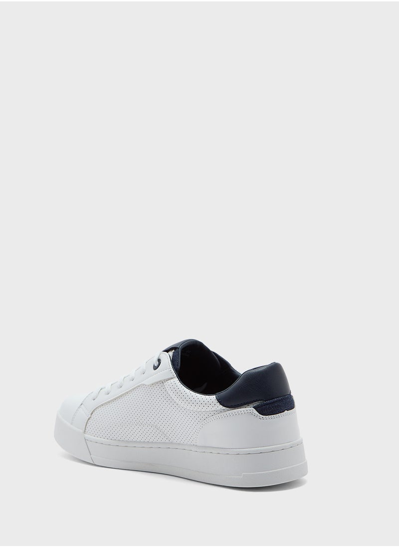 Seventy Five - Essential Perforation Detail Sneakers - Image 1