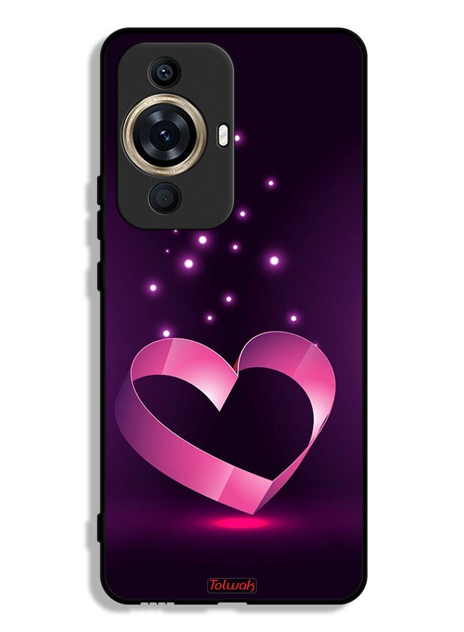 Tolwak Huawei nova 11 Ultra Protective Case Cover Heart Art - Image 1