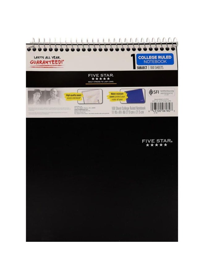 Five Star Steno Notebook 8.5 X 11 in 200 Pages (100 Sheets)