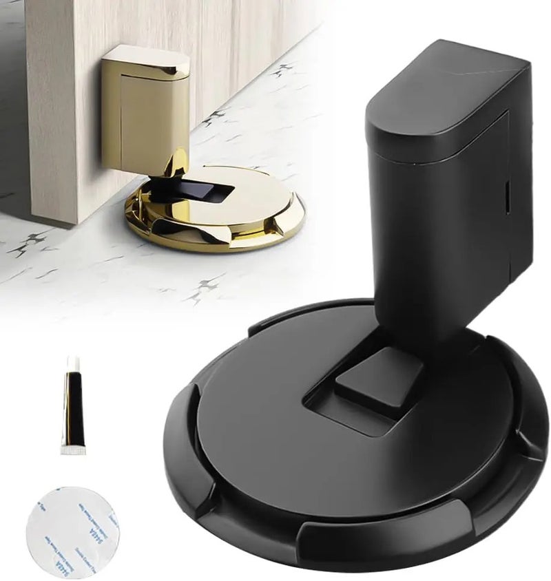 Bluejw Upgraded Door Stopper Punch-Free Mechanical Silent Floor Door Stop - Heavy Duty Adjustable Door Stops Tools Catch Holder - Image 1