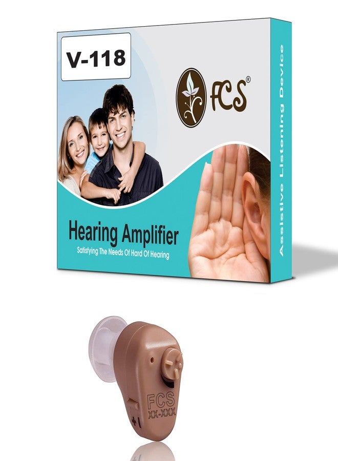 FCS V-118 Smallest In The Ear Hearing Aids Personal Best Sound Amplifier (Beige) - Image 5