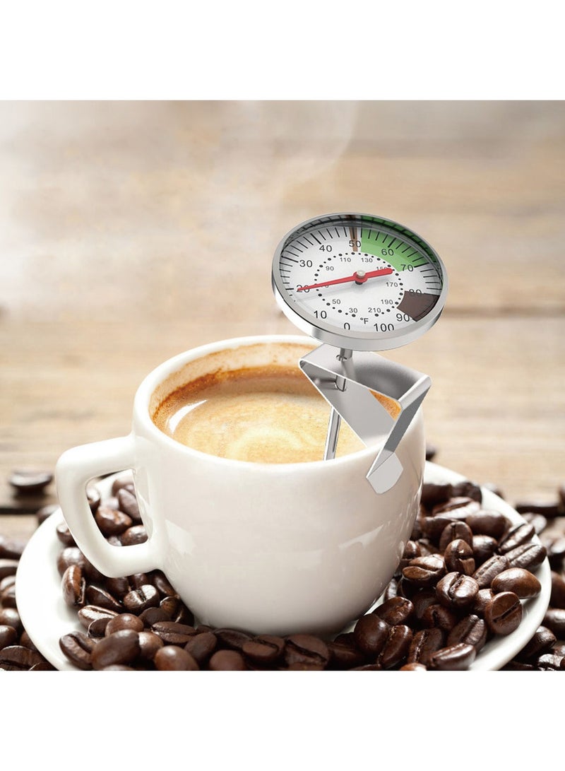 Milk Thermometer Portable Food Baking Thermometer with Probe For Coffee and Milk  - Image 1