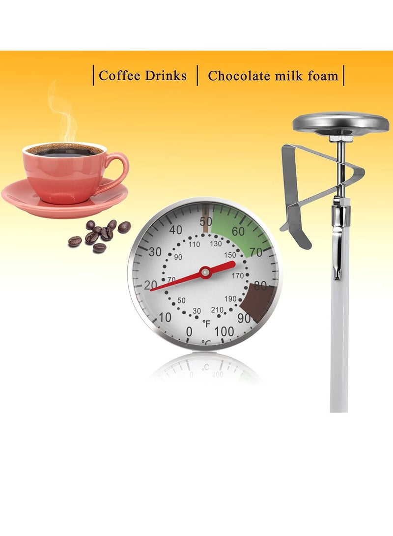 Milk Thermometer Portable Food Baking Thermometer with Probe For Coffee and Milk  - Image 2