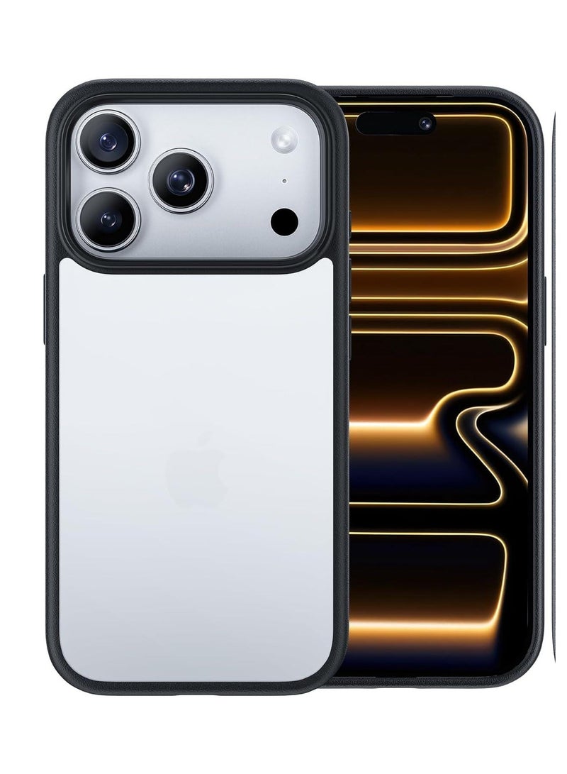 iPhone 17 Pro Max Case 6.9 Inch, Grade Shockproof Drop Protection, Translucent Matte Back Anti-Fingerprint Slim Thin Phone Cover for Clear. - Image 1