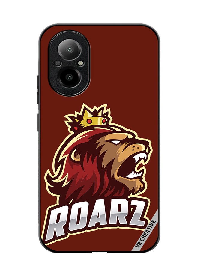 VR CREATIVE Protective Case Cover For Realme C67 4G Roarz Design Multicolour - Image 1