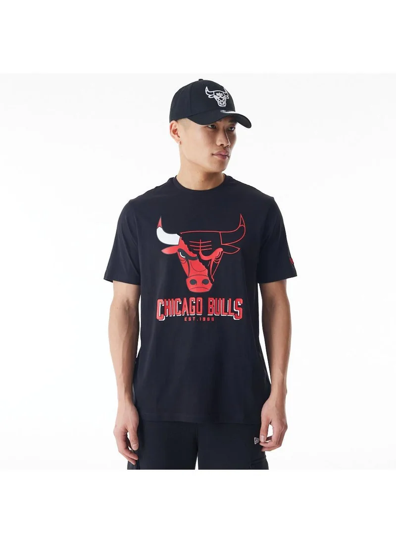 نيو ايرا Nba Chicago Bulls Logo Graphic Table T-Shirt