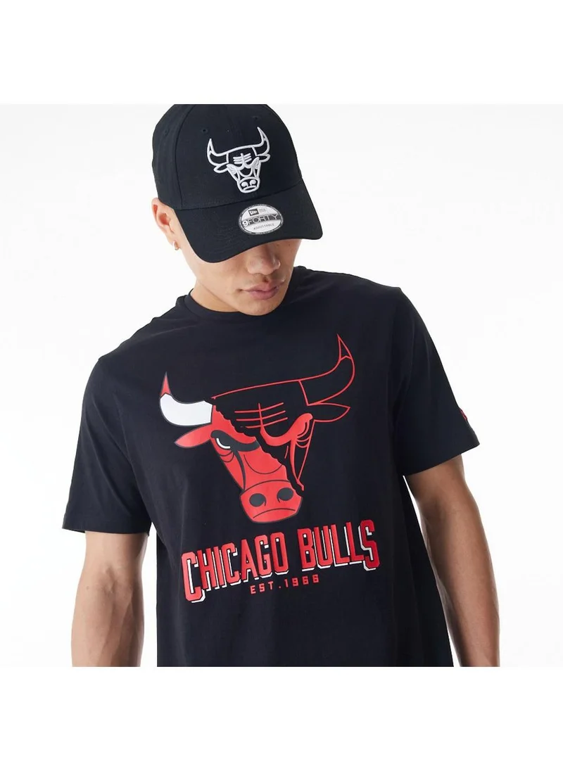 نيو ايرا Nba Chicago Bulls Logo Graphic Table T-Shirt
