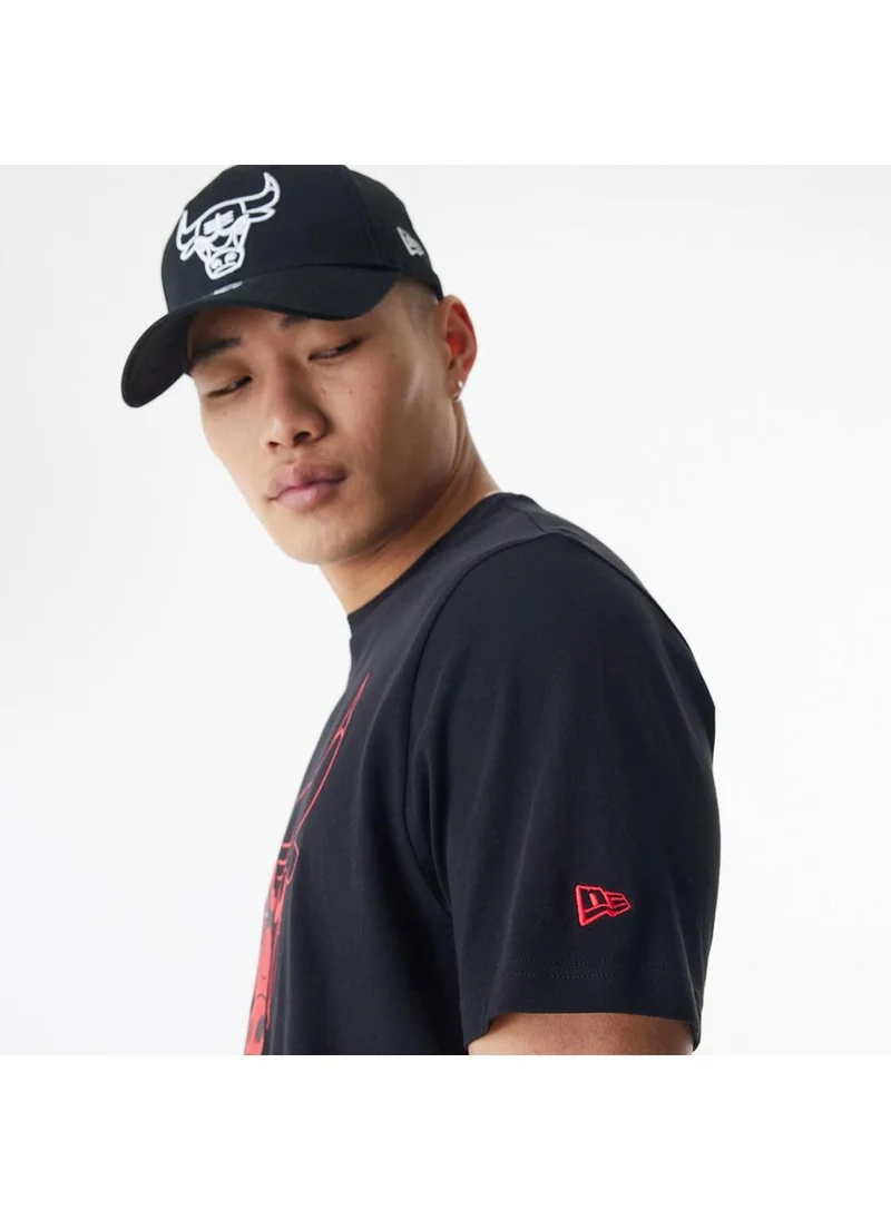 نيو ايرا Nba Chicago Bulls Logo Graphic Table T-Shirt