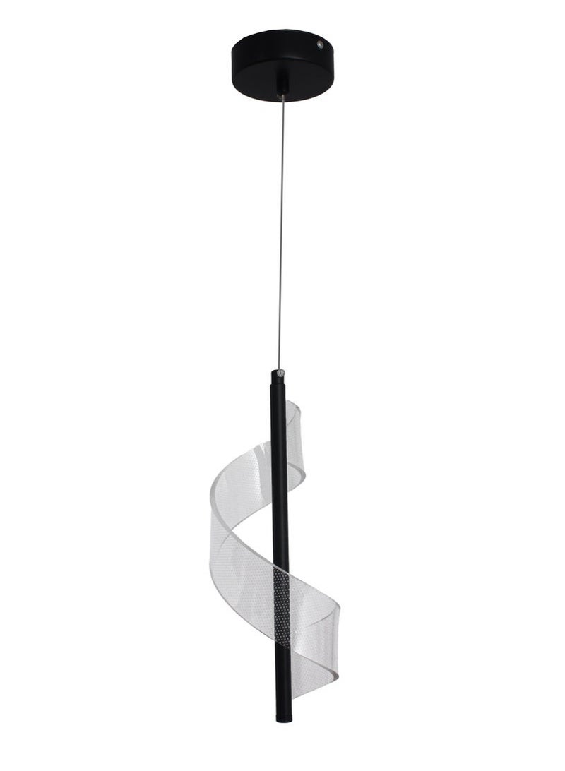 كيلا ثريا أنيقة 7035-1 LED معلقة مع ثلاثة مستويات إضاءة داخلية - أسود - Image 2