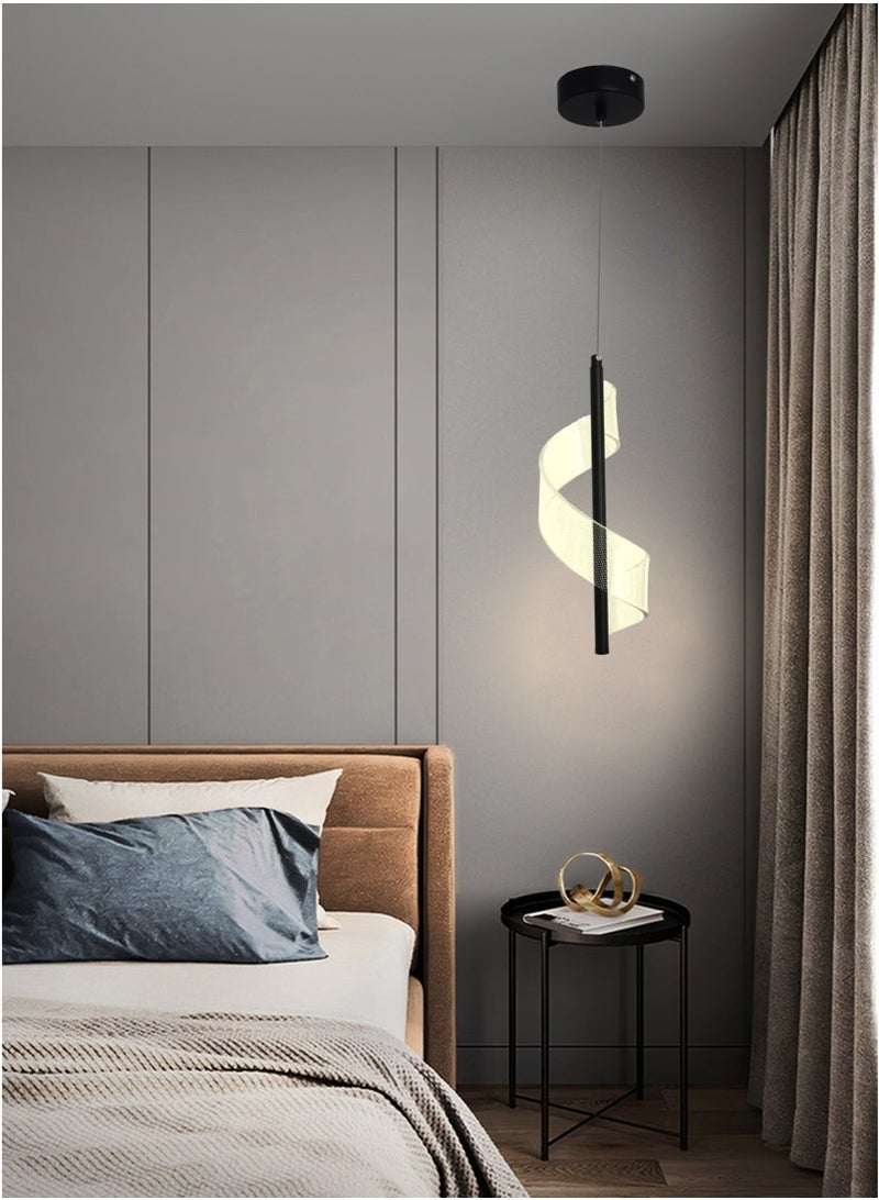 كيلا ثريا أنيقة 7035-1 LED معلقة مع ثلاثة مستويات إضاءة داخلية - أسود - Image 5