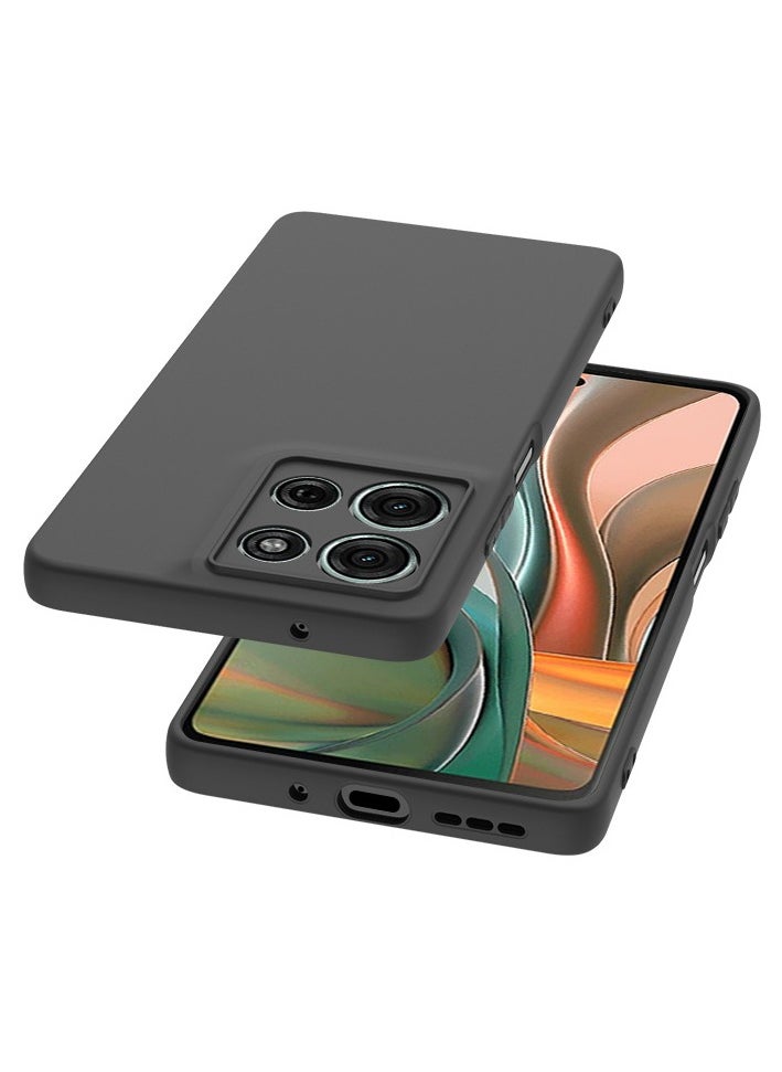 [1+1 Sets] For Motorola Moto G75 Case & Screen Protector Frosted Pudding Material TPU Cover with Tempered Glass Screen Protector