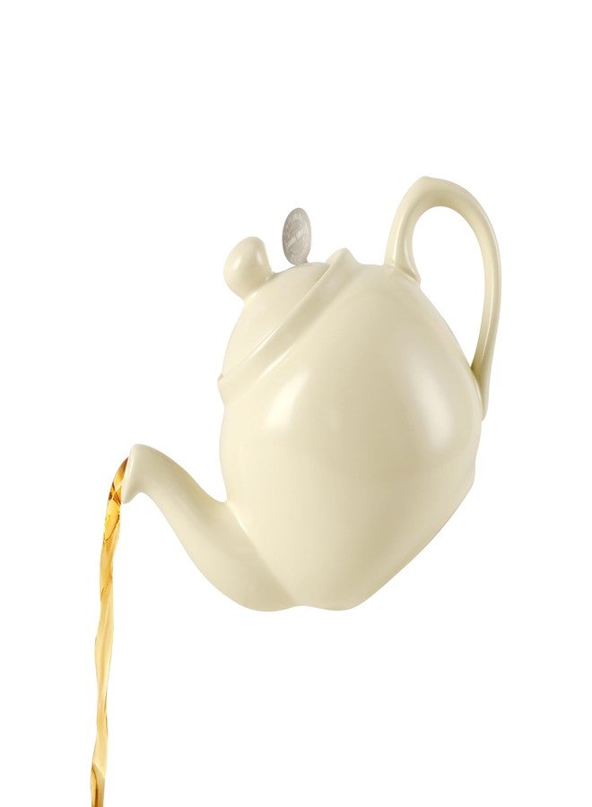 London Pottery Farmhouse Teapot with Infuser, Ceramic, Ivory, 2 Cup (600 ml) [Parallel Imported Product] - Image 2