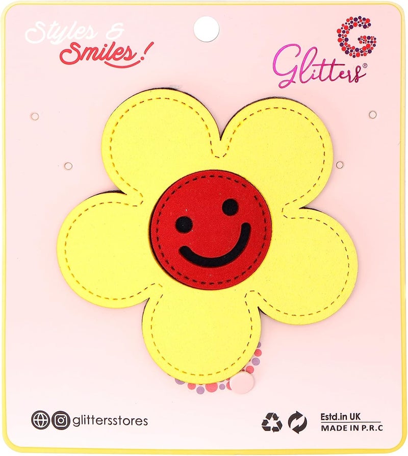 Glitters مشبك شعر زهري كبير أنيق وعصري من GLITTERS® مع قبضة قوية - Image 4