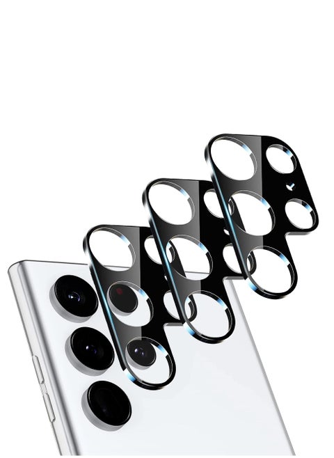 Galaxy S22 Ultra 5G Camera Lens Protector Pack of 3 High Definition Tempered Glass Lens Cover Film Case Friendly Scratch Resistant Not Affect Flash Ultra Thin