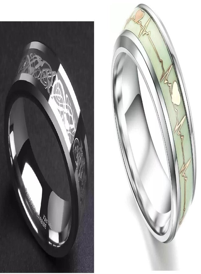 IGA COLLECTION Valentine Stylish Fashionable Latest Combo ECG & Silver Dragon Ring M1 (19) - Image 4