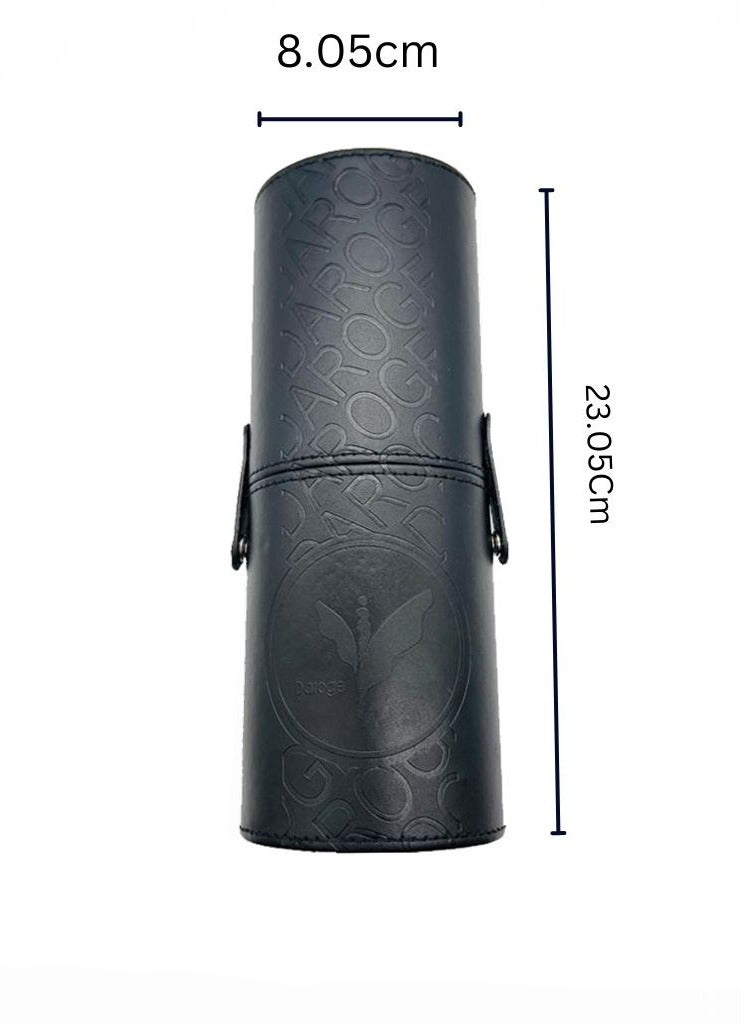 Daroge Multi Applicable 12 Pieces Professional Makeup Brush Set Black - Image 3