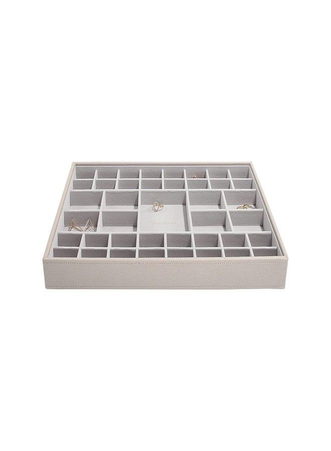 Stackers Trinkets Layer Large | Jewellery Storage Organiser Box for Women - Taupe - Image 1