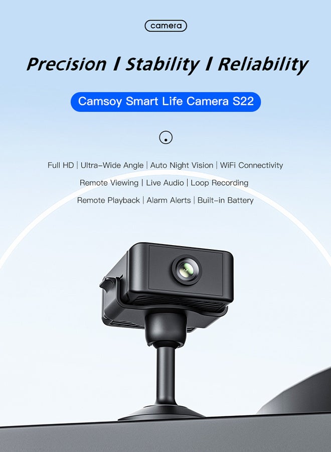 Generic Wireless HD Home WIFI Camera with No Installation Smart Surveillance Cameras and Night Vision Remote Viewing Anywhere,with 32G Card - Image 3
