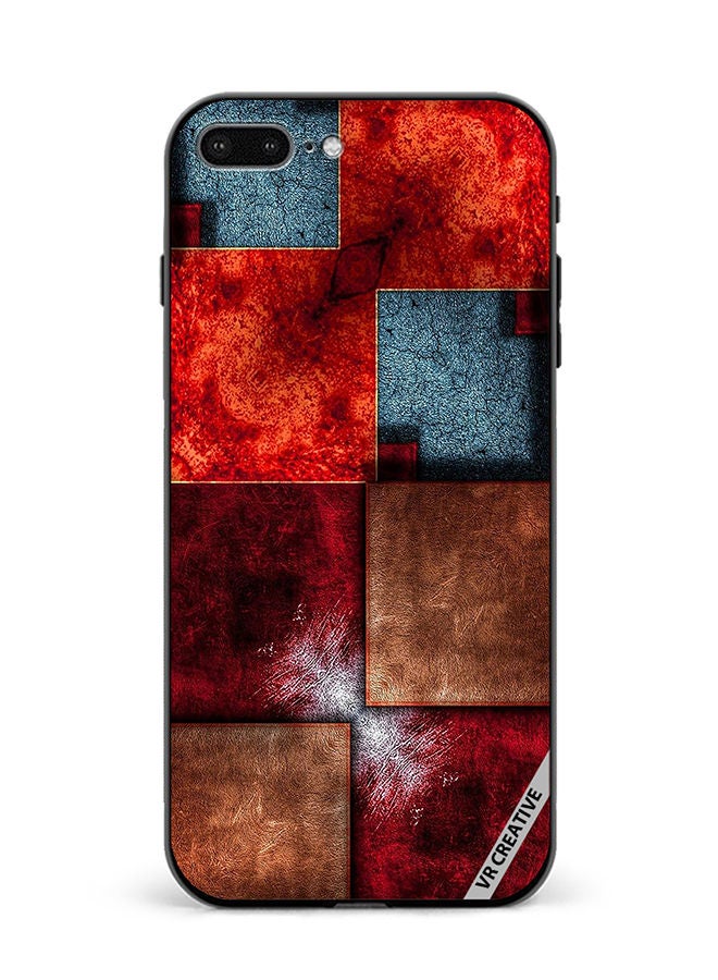 VR CREATIVE Protective Case Cover For Apple iPhone 7 Plus/8 Plus Abstract Design Multicolour - Image 1