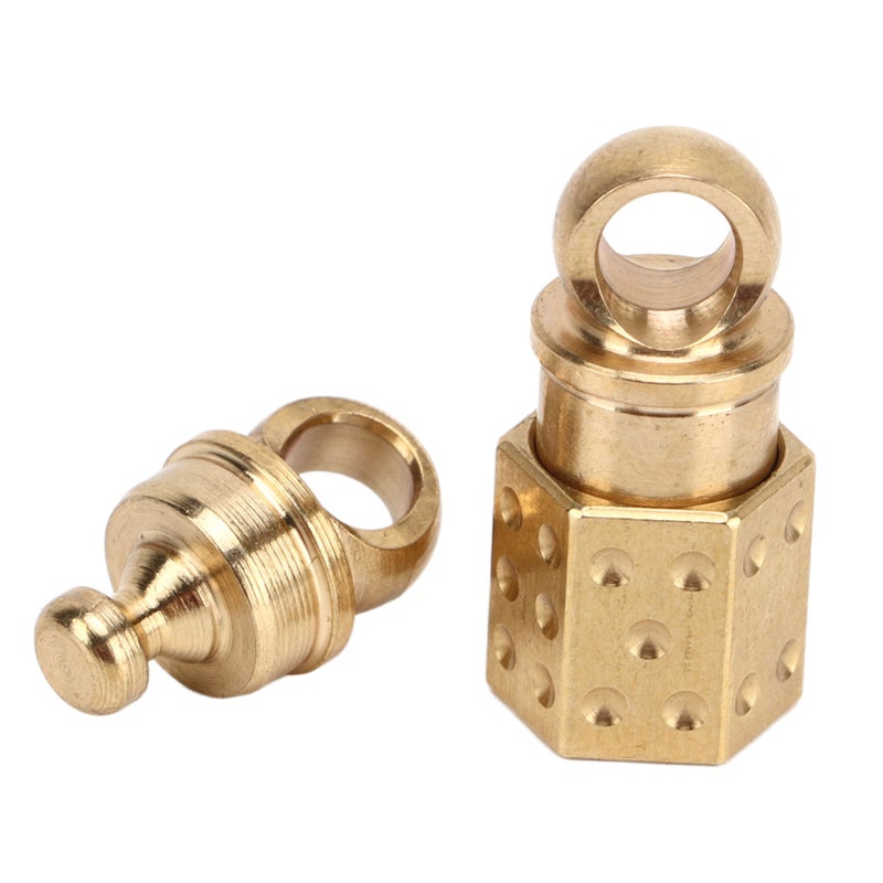 Quick Release Keychain Brass Detachable Universal Joint Quick Release Key Rings for Daily Outdoor - Image 5