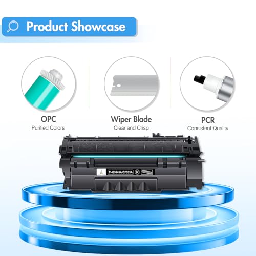 TRUE IMAGE Compatible Toner Cartridge Replacement for HP 49A Q5949A 53A Q7553A 49X Q5949X for HP Laserjet 1320 Toner Cartridge 1320n 3390 1160 1320tn 1320nw 3392 P2015 P2015dn Printer (Black, 2-Pack) - Image 5