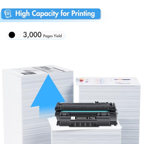 TRUE IMAGE Compatible Toner Cartridge Replacement for HP 49A Q5949A 53A Q7553A 49X Q5949X for HP Laserjet 1320 Toner Cartridge 1320n 3390 1160 1320tn 1320nw 3392 P2015 P2015dn Printer (Black, 2-Pack) - Image 3