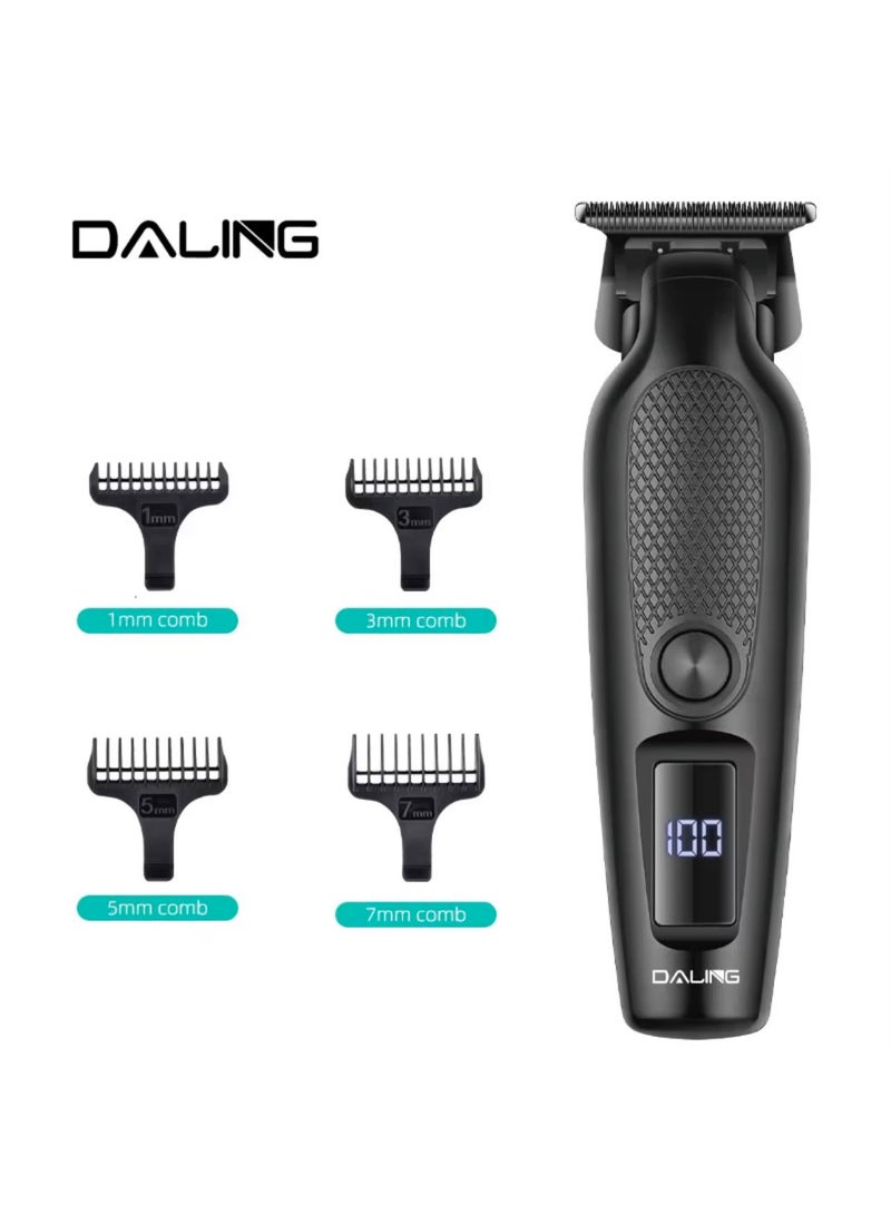 DALING DL-1909 New Rechargeable USB Charge Professional Electric Hair Trimmer Self Cut Cordless Newest Hair Clipper for Salon - Image 4