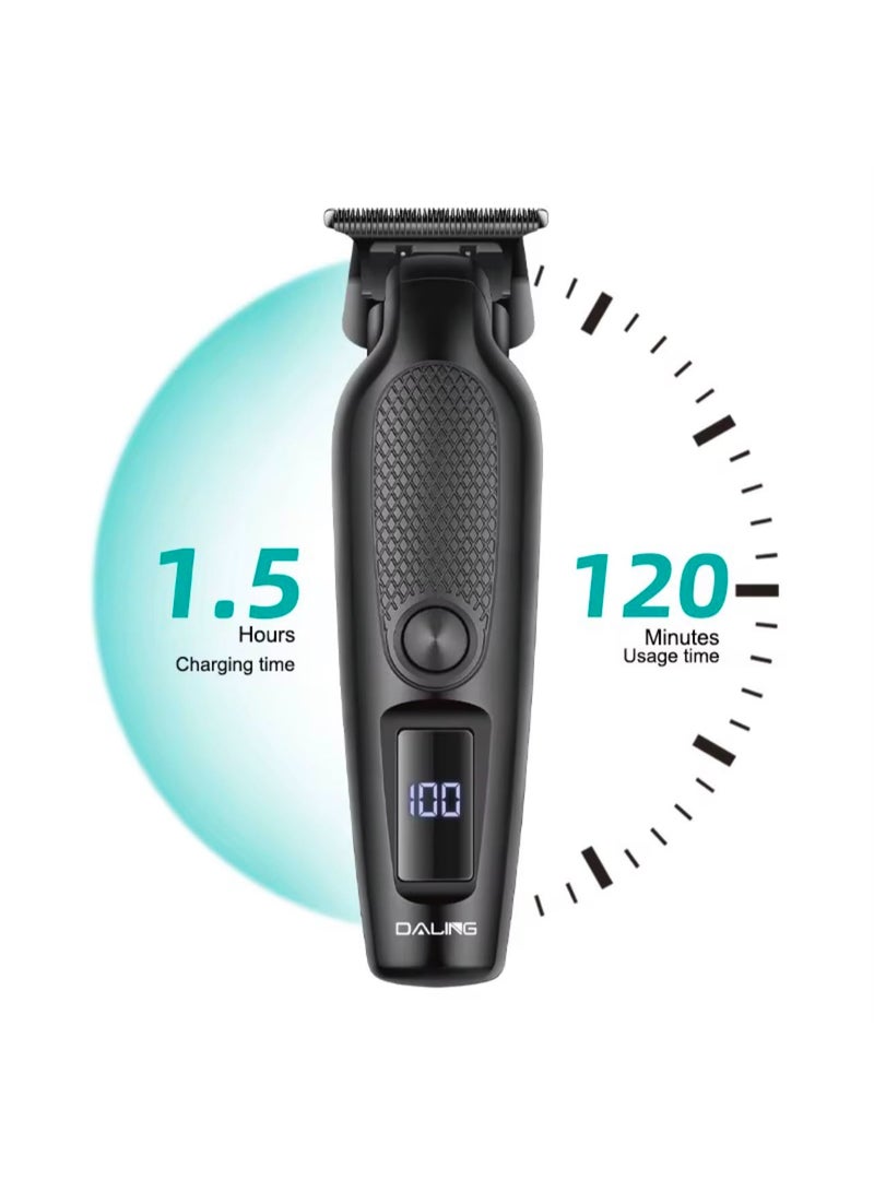 DALING DL-1909 New Rechargeable USB Charge Professional Electric Hair Trimmer Self Cut Cordless Newest Hair Clipper for Salon - Image 5