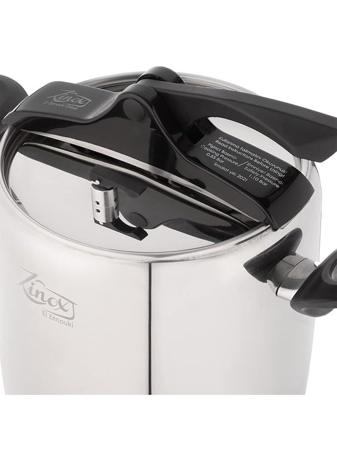 Zinox Zenox 6L Pressure Cooker, Black Steel - Image 3