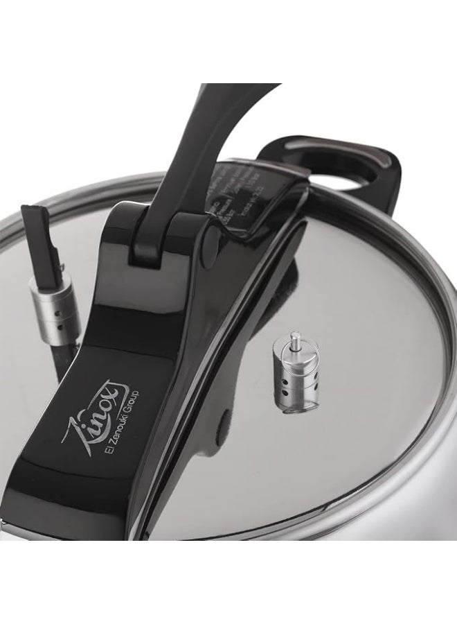 Zinox Zenox 6L Pressure Cooker, Black Steel - Image 5