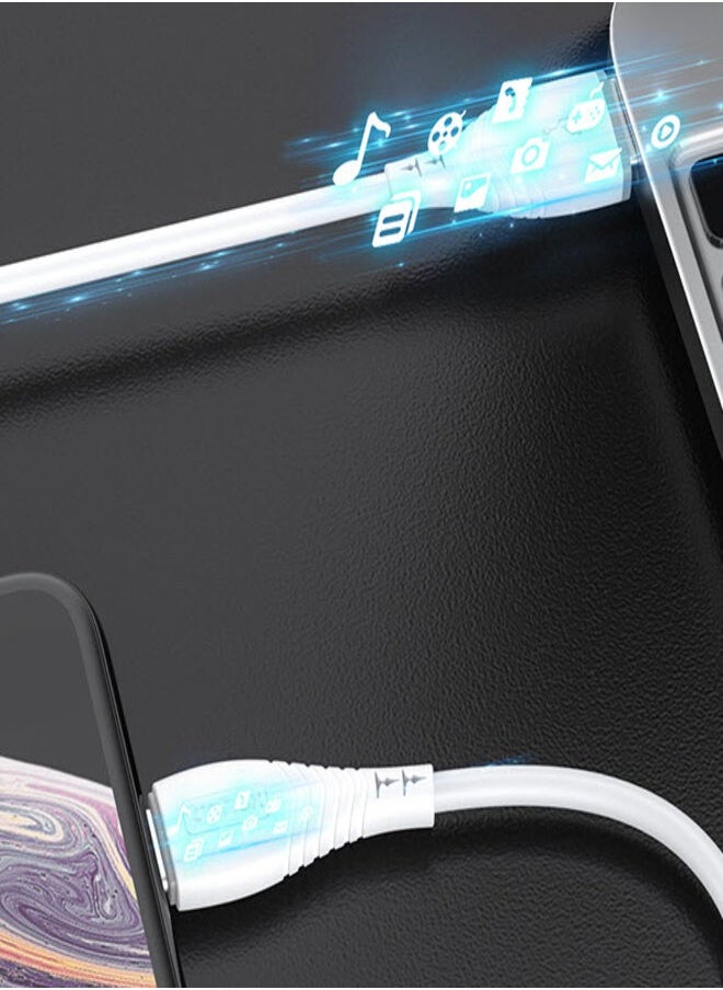 أوريجنال كابل USB بلاستيك أصلي بطول 1.2 متر - أبيض  - Image 2
