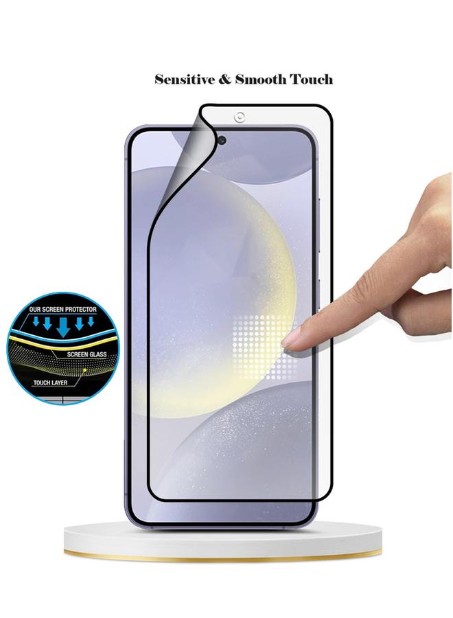 بروماس غطاء حماية شاشة PROMASS 11D Nano Full HD مقاوم للانفجار لهاتف Samsung Galaxy S24 2024 - ملمس ناعم ومضاد لبصمات الأصابع وخالٍ من الفقاعات - Image 3