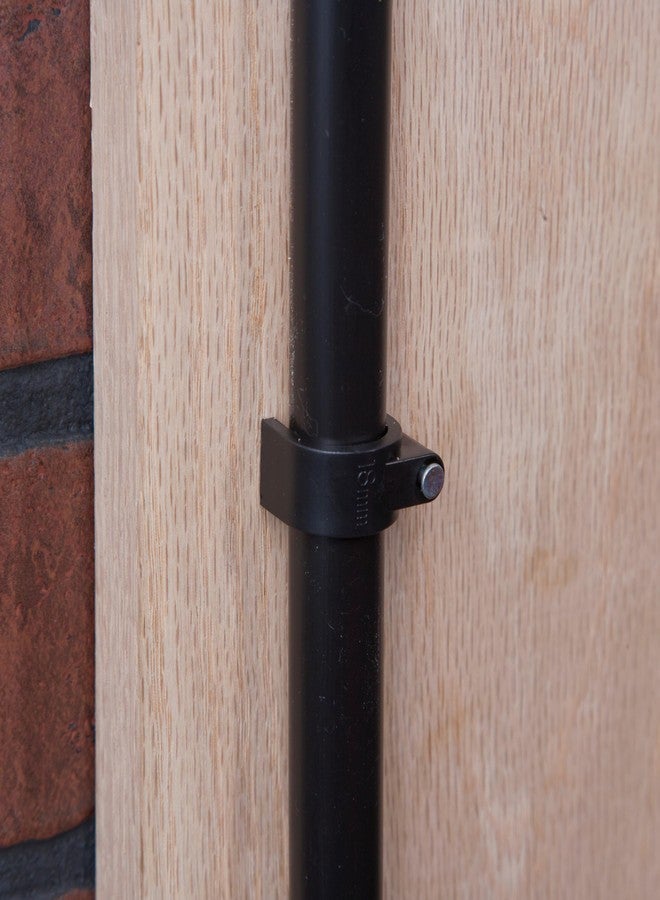 مشبك دعم Raindrip R395CT لأنابيب مقاس 1/2 بوصة - 5/8 بوصة، عبوة من 3 قطع، لأنابيب إمداد الري بالتنقيط، وخطوط التنقيط، وأنظمة التنقيط، باللون الأسود - Image 3