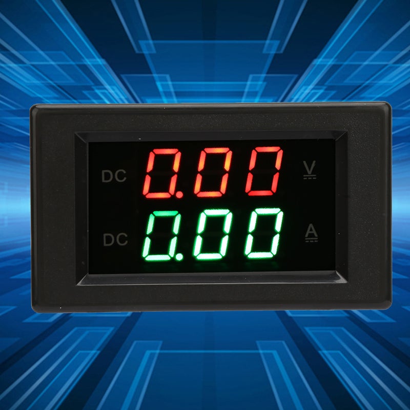 YB4835VA DC0~100V 20A عداد جهد وتيار مدمج مع عرض مزدوج - Image 1