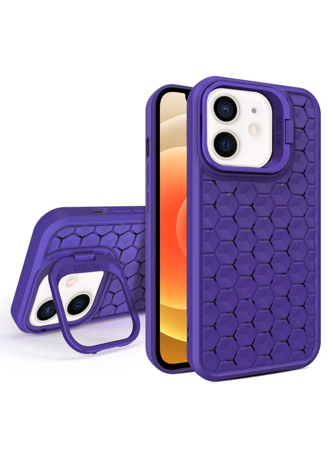 erorex Case For iPhone 12 Honeycomb Radiating Lens Holder Magsafe Phone Case - Image 1