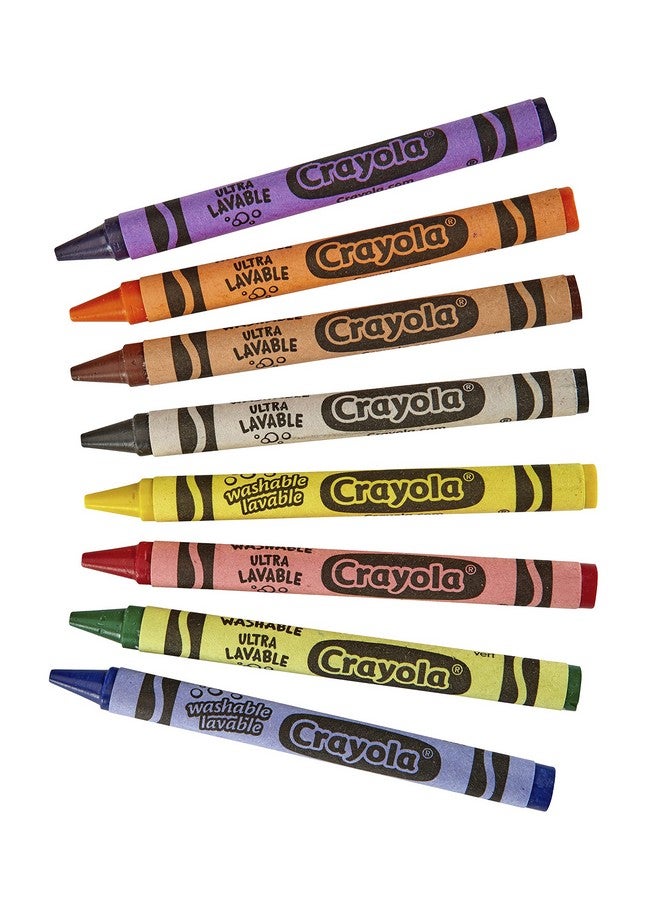 Crayola Ultra Clean Washable Color Max Crayons Standard Size Set Of 24 - Image 3