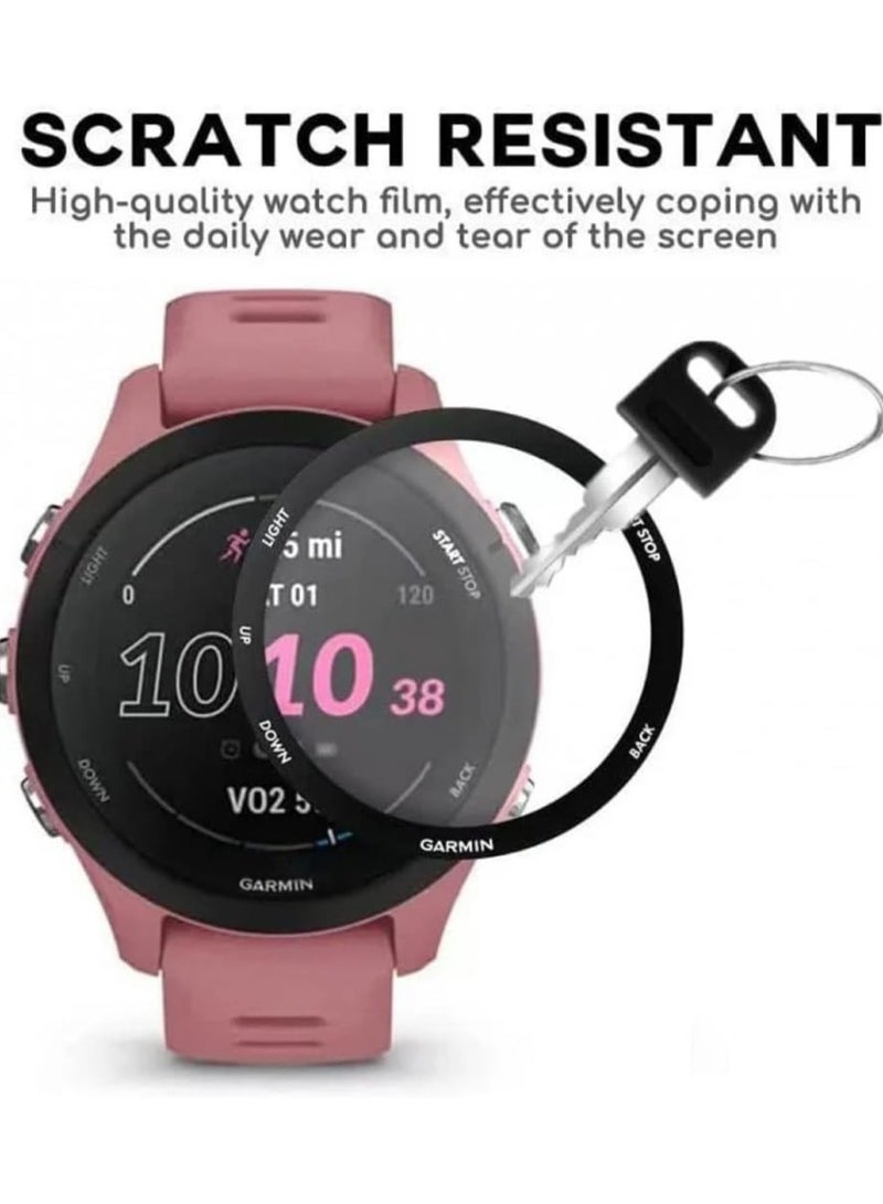 واقي شاشة ELMO3EZZ متوافق مع ساعة Garmin Veno 2 Plus، طبقة حماية ناعمة ثلاثية الأبعاد ذات حافة منحنية [مضاد للخدش] [خالٍ من الفقاعات] [مقاوم للغاية للكسر] [حساس للغاية] (ليس زجاجًا) - Image 3