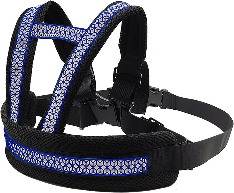 Clobeau Child Motorcycle Safety Harness Reflective Strip Antifall Child Safety Harness for Kid 212Year Bike Safety Belt - Image 1