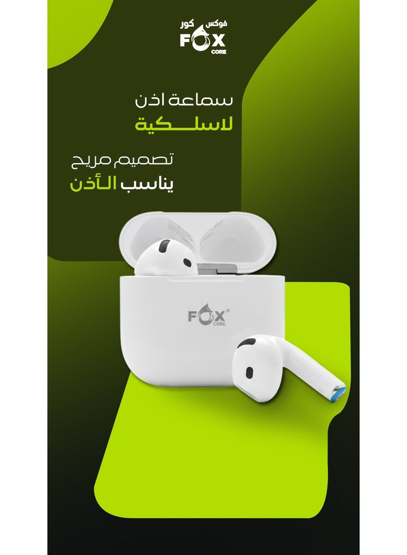 fox core wireless headset Bluetooth 5.0 20 hours battery life 3 hours music playback 10 minutes charge small and comfortable dustproof splash proof in-ear - Image 4