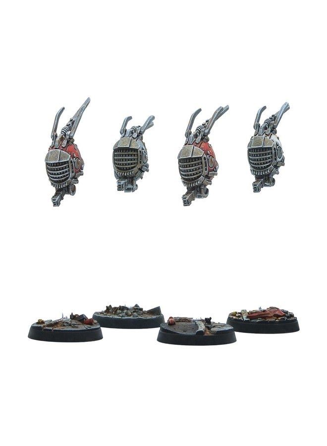 Modiphius Entertainment: Fallout: Wasteland Warfare - Robots: Eyebots - 4 Figures, 32mm Unpainted Resin RPG Miniatures, Nuka World, Tabletop - Image 2