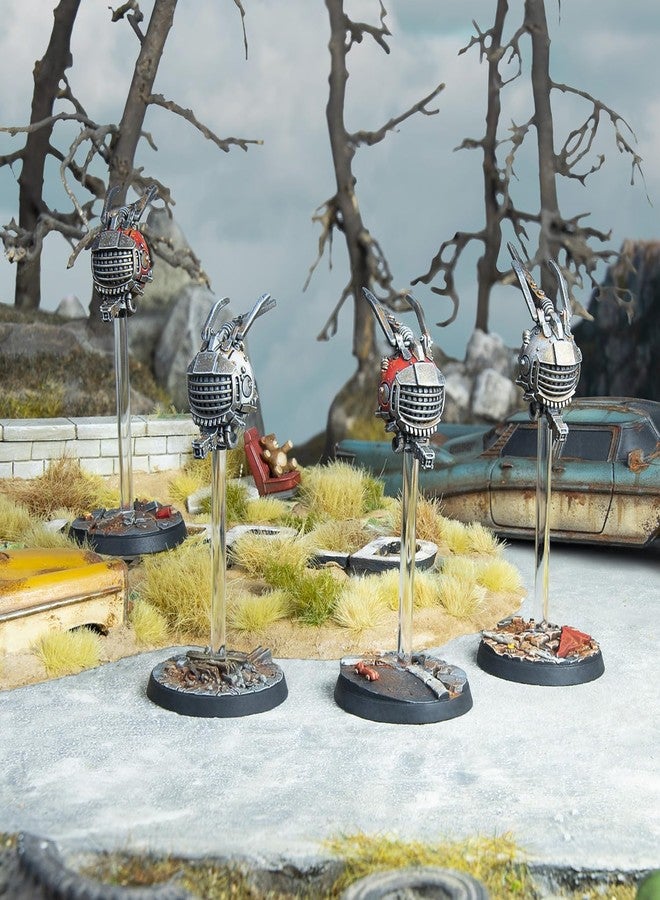 Modiphius Entertainment: Fallout: Wasteland Warfare - Robots: Eyebots - 4 Figures, 32mm Unpainted Resin RPG Miniatures, Nuka World, Tabletop - Image 3