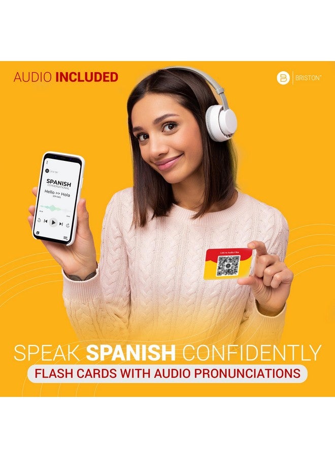 Briston Spanish Conversational Phrase Flash Cards - 75 Beginner Sayings for Travel, Memory, Quick Reference - Educational Language Learning Resource - Game Like Play - Kids, Grade School, Classroom Homeschool  - Image 5