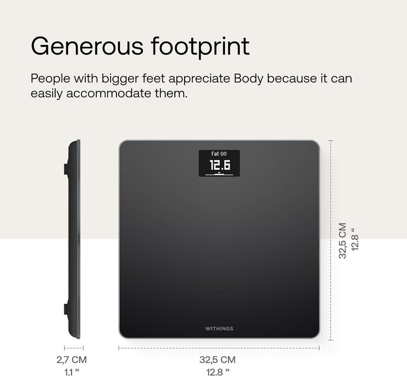 Withings Body - Digital Wi-Fi Smart Scale with Automatic Smartphone App Sync, BMI, Multi-User Friendly, with Pregnancy Tracker & Baby Mode - Image 3
