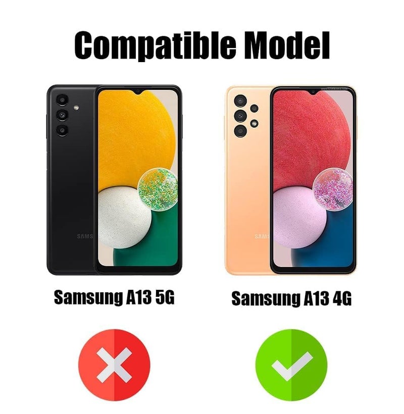 Jkobi Back Cover Case for Samsung Galaxy A13 4G (Polycarbonate Clear Panel with Shockproof | Professional Black) - Image 4