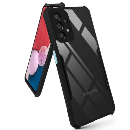 Jkobi Back Cover Case for Samsung Galaxy A13 4G (Polycarbonate Clear Panel with Shockproof | Professional Black) - Image 5