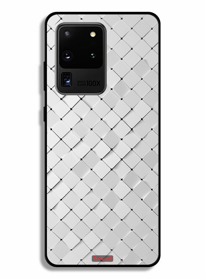 Tolwak Samsung Galaxy S20 Ultra Protective Case Cover Tiles Texture - Image 2