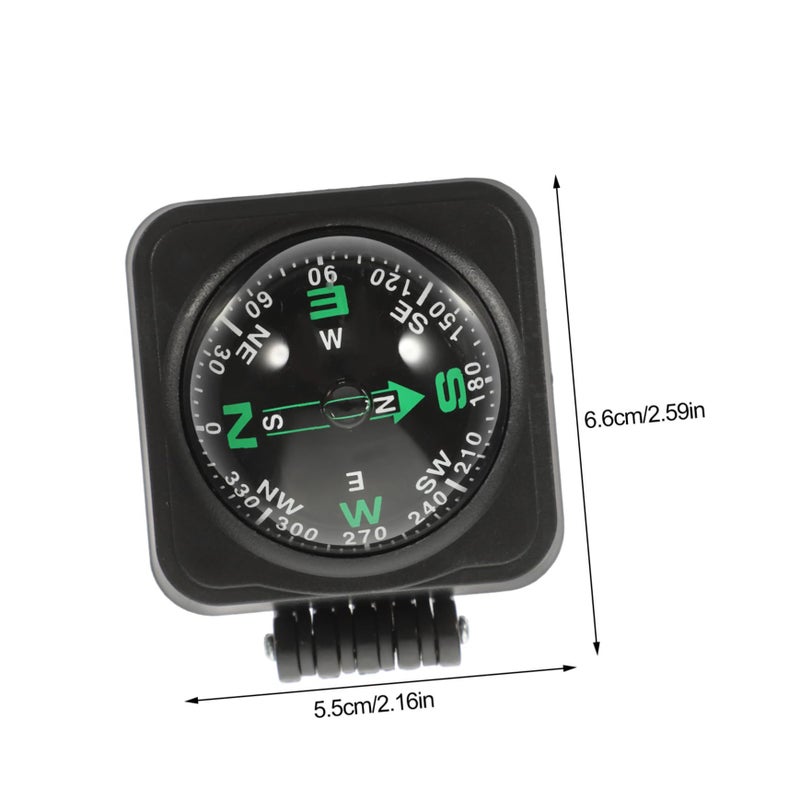 MAGICLULU Car Compass Ball Dashboard Portable Acrylic And ABS Outdoor Navigation Tool Reliable Direction Guide For Car Boat Travel Enthusiasts - Image 3